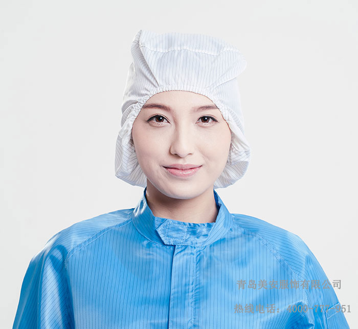 白色防静电帽子