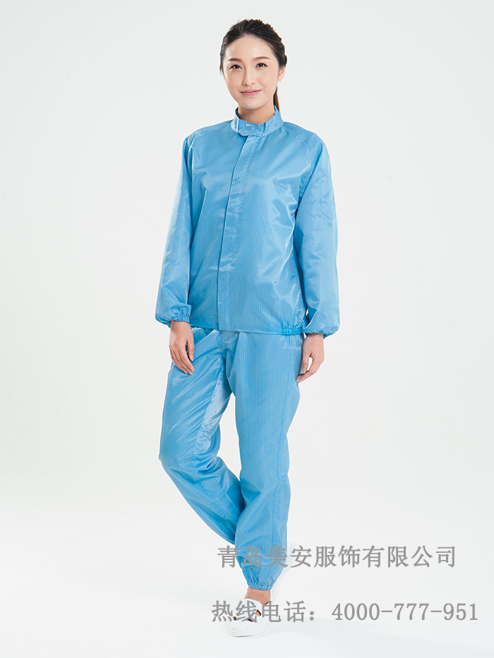 电子厂防静电分体服立领